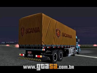 Scania 112h 1990 Bitruck Steering ImVehFt para GTA San Andreas